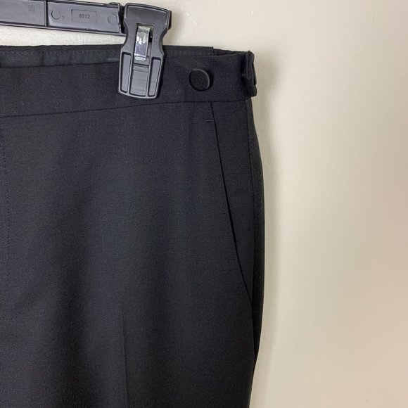 Burberry London black english fit wool tuxedo pants 48R - Picture 3 of 8